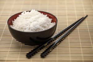 Bowl of rice, Asian Cuisine